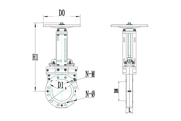 Abrasion Resistant Knife Gate Valve