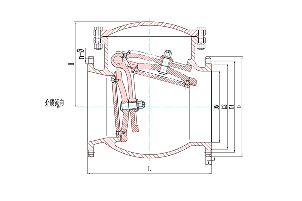  Cast Basalt Wear-Resisting Check Valve