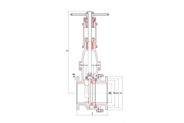 Cast Basalt Wear-Resisting Gate Valve