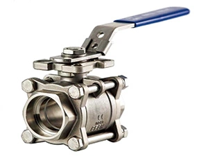 Direct Mount 3-Piece Ball Valve (Stainless Steel Socket Weld Ball Valve)