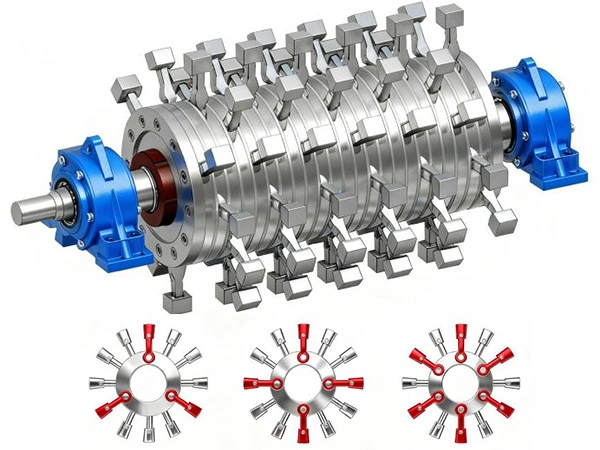 Flexible hammer configuration