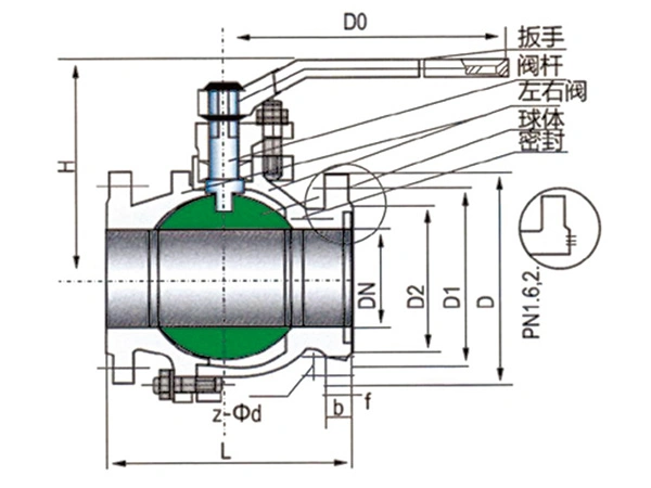  Stainless Steel Ball Valve with PTFE/PPL/Alloy Steel Seat