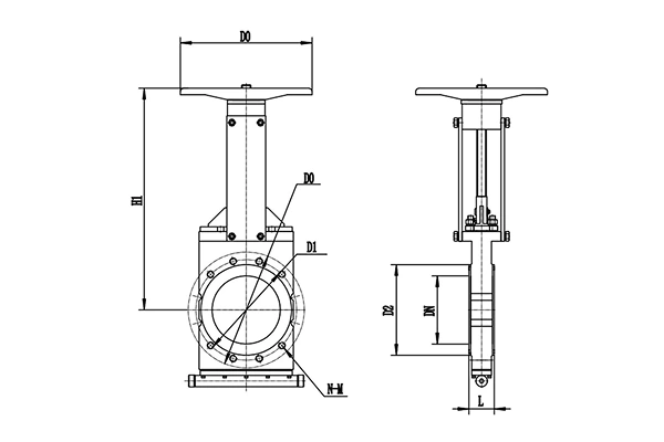 Wear-Resisting Knife Gate Valve